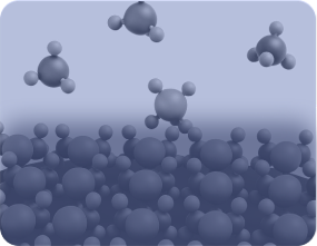 Consultants reviewing nanotechnology schematics